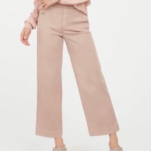 SPANX Twill Crop Wide Leg Pants